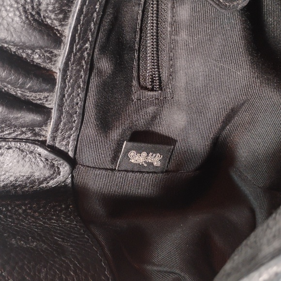 Coach C1454 Coach Maya Shoulder Bag In Black Pebbled Leather - Picture 5 of 12